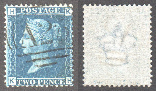 Great Britain Scott 29 Used Plate 8 - KH (P) - Click Image to Close